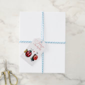 Ladybug Valentine's Day Card Geschenkanhänger (Mit Garn)