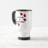 LadyBUG Viel Glück Fortune Family Amulet Foto Coff Reisebecher (Vorderseite Links)