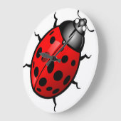 Ladybug Wallclock Große Wanduhr (Winkel)