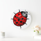 Ladybug Wallclock Große Wanduhr (Zuhause)