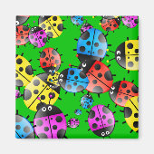 Ladybug Wallpaper Magnet (Vorne)