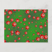 Ladybug Wallpaper Postkarte (Vorderseite)