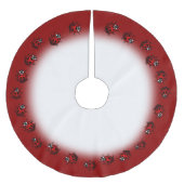 Ladybug Weihnachtsbaumrock Ladybird Holiday Deko Polyester Weihnachtsbaumdecke (Vorderseite)
