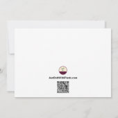 Ladybug Weihnachtskarte Feiertagskarte (Rückseite)