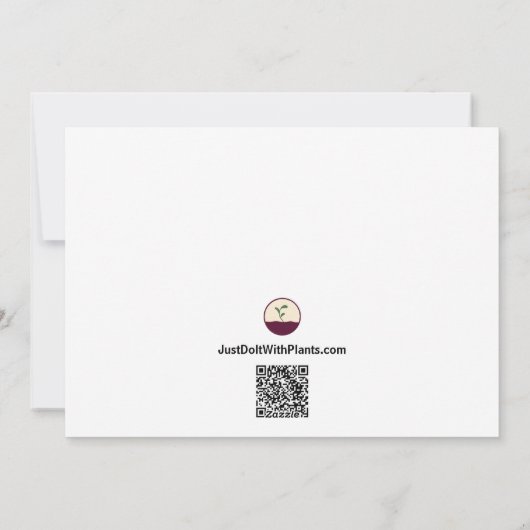 Ladybug Weihnachtskarte Feiertagskarte (Rückseite)