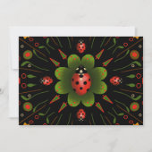 Ladybug Weihnachtskarte Feiertagskarte (Vorderseite)