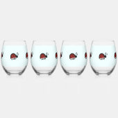 Ladybug Weinglas Ohne Stiel (Links)