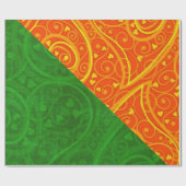 Ladybug Whimsey 3D Folk Art 2 Geschenkpapier (Flach)