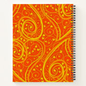 Ladybug Whimsey 3D Folk Art HINZUFÜGEN IHREN NAMEN Notizblock (Rückseite)