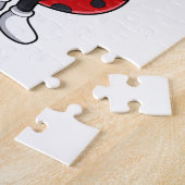 Ladybug with Flower Daffodil Puzzle (Seite)
