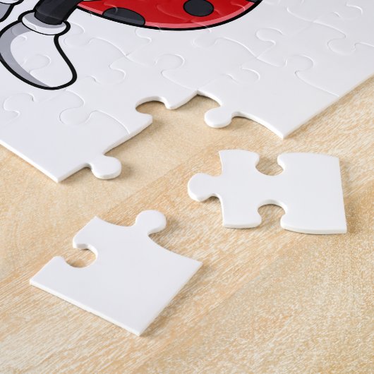 Ladybug with Flower Daffodil Puzzle (Seite)