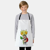 Ladybug with Flower Daffodil Schürze (Getragen)