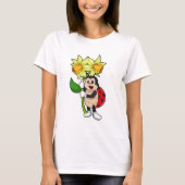 Ladybug with Flower Daffodil T-Shirt (Vorderseite)
