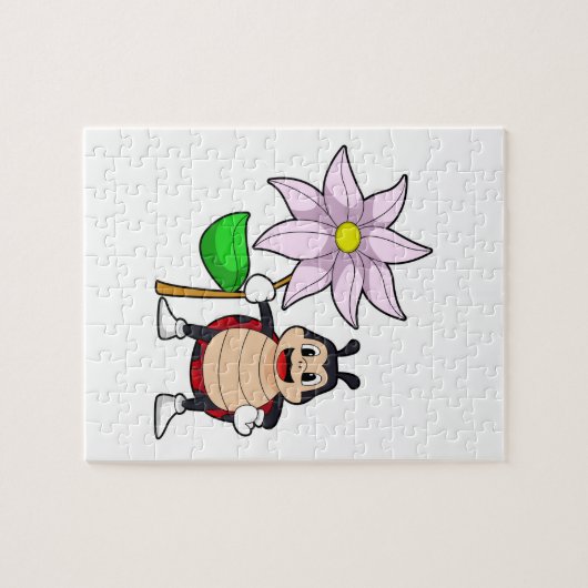 Ladybug with puzzle (Horizontal)