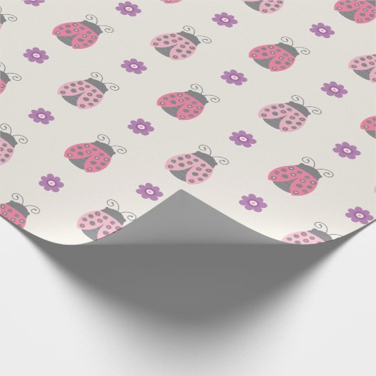 Ladybug Wrapping Paper Geschenkpapier (Ecke)