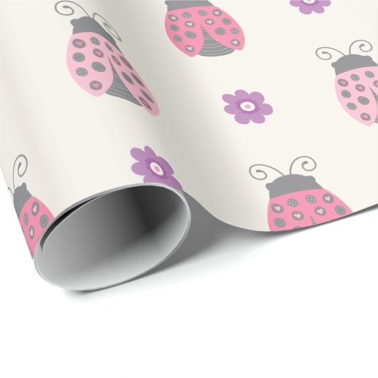 Ladybug Wrapping Paper Geschenkpapier (Rolleneckpunkt)