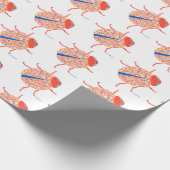 Ladybug Wrapping Paper Geschenkpapier (Ecke)