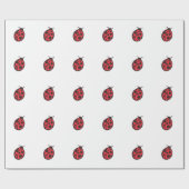 Ladybug Wrapping Paper Geschenkpapier (Flach)