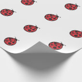 Ladybug Wrapping Paper Geschenkpapier (Ecke)