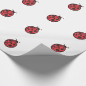 Ladybug Wrapping Paper Geschenkpapier (Ecke)
