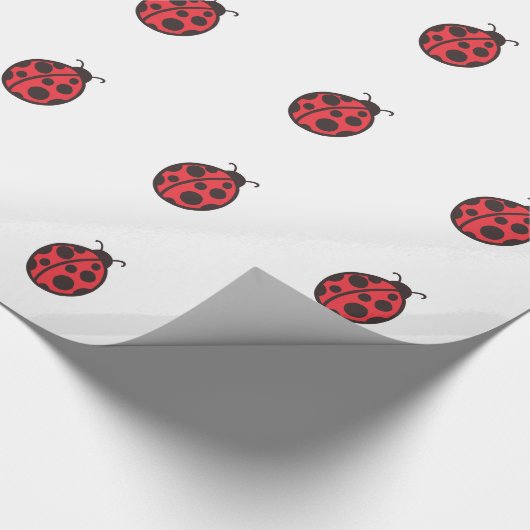 Ladybug Wrapping Paper Geschenkpapier (Ecke)