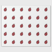 Ladybug Wrapping Paper Geschenkpapier (Flach)