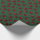 Ladybug Wrapping Paper Niedliche Ladybird Bug Pape Geschenkpapier (Ecke)