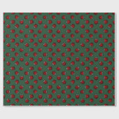 Ladybug Wrapping Paper Niedliche Ladybird Bug Pape Geschenkpapier (Flach)