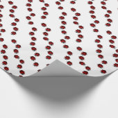 Ladybug Wrapping Paper Niedliche Ladybird Bug Pape Geschenkpapier (Ecke)