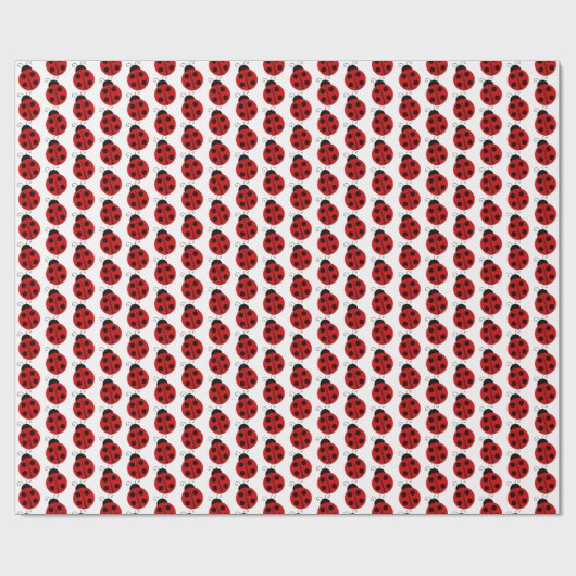 Ladybug Wrapping Paper Set Geschenkpapier (Flach)