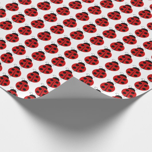 Ladybug Wrapping Paper Set Geschenkpapier (Ecke)