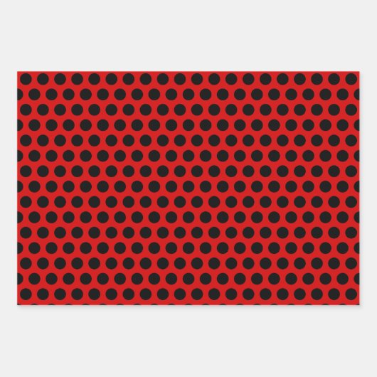 Ladybug Wrapping Paper Set Geschenkpapier Set (Vorderseite 3)