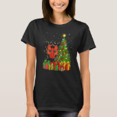 Ladybug  Xmas Holiday Santa Ladybug Christmas Tree T-Shirt (Vorderseite)