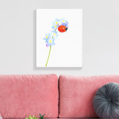Ladybug zeichnend leinwanddruck (Insitu (Wohnzimmer))