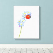 Ladybug zeichnend leinwanddruck (Insitu (Holzboden))