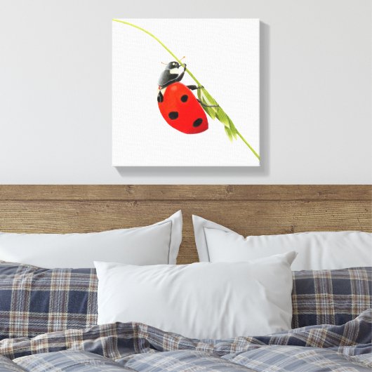 Ladybug zeichnend leinwanddruck (Insitu (Schlafzimmer))