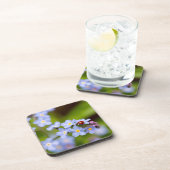 Ladybug zu Vergessen-ich-nicht-Untersetzer Untersetzer (Rechte Seite)