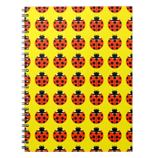 Ladybugemuster Notizblock (Vorderseite)