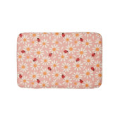 Ladybugs and Daisies Bath Mat Badematte (Vorderseite)