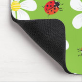 Ladybugs and Daisies Mousepad (Ecke)
