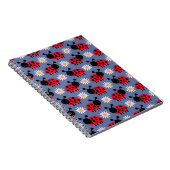 Ladybugs and Daisies Pattern Notizblock (Rechte Seite)