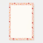 Ladybugs and Daisies Post-it Klebezettel (Vorderseite)