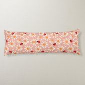 Ladybugs and Daisies Seitenschläferkissen (Rückseite)