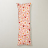 Ladybugs and Daisies Seitenschläferkissen (Rückseite (Vertikal))