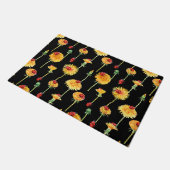 Ladybugs and Dandelions Kitchen Sink Fußmatte (Schrägansicht)