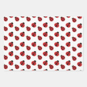 Ladybugs and Polka Dots Design Wrapping Paper She Geschenkpapier Set (Vorderseite 3)