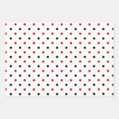 Ladybugs and Polka Dots Design Wrapping Paper She Geschenkpapier Set (Vorderseite 2)