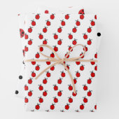Ladybugs and Polka Dots Design Wrapping Paper She Geschenkpapier Set (Beispiel)