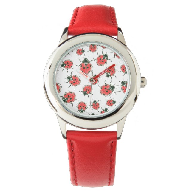 Ladybugs Armbanduhr (Vorderseite)