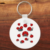 Ladybugs Art for Boy Girl Kid Kinderinsekt Ladyb Schlüsselanhänger (Vorderseite)